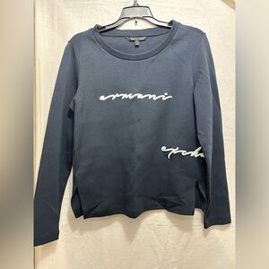 A/X Armani Exchange Black Long Sleeve sweatshirt